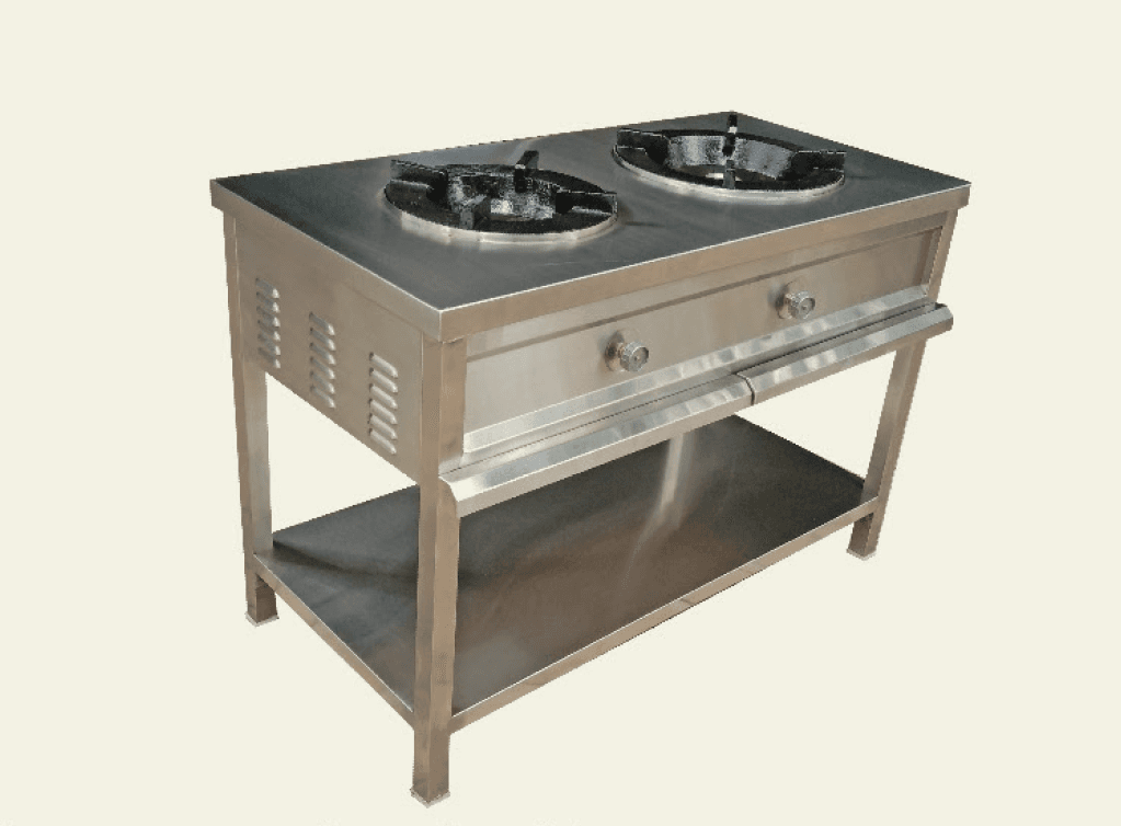 2 Burner Indian Cooking Range